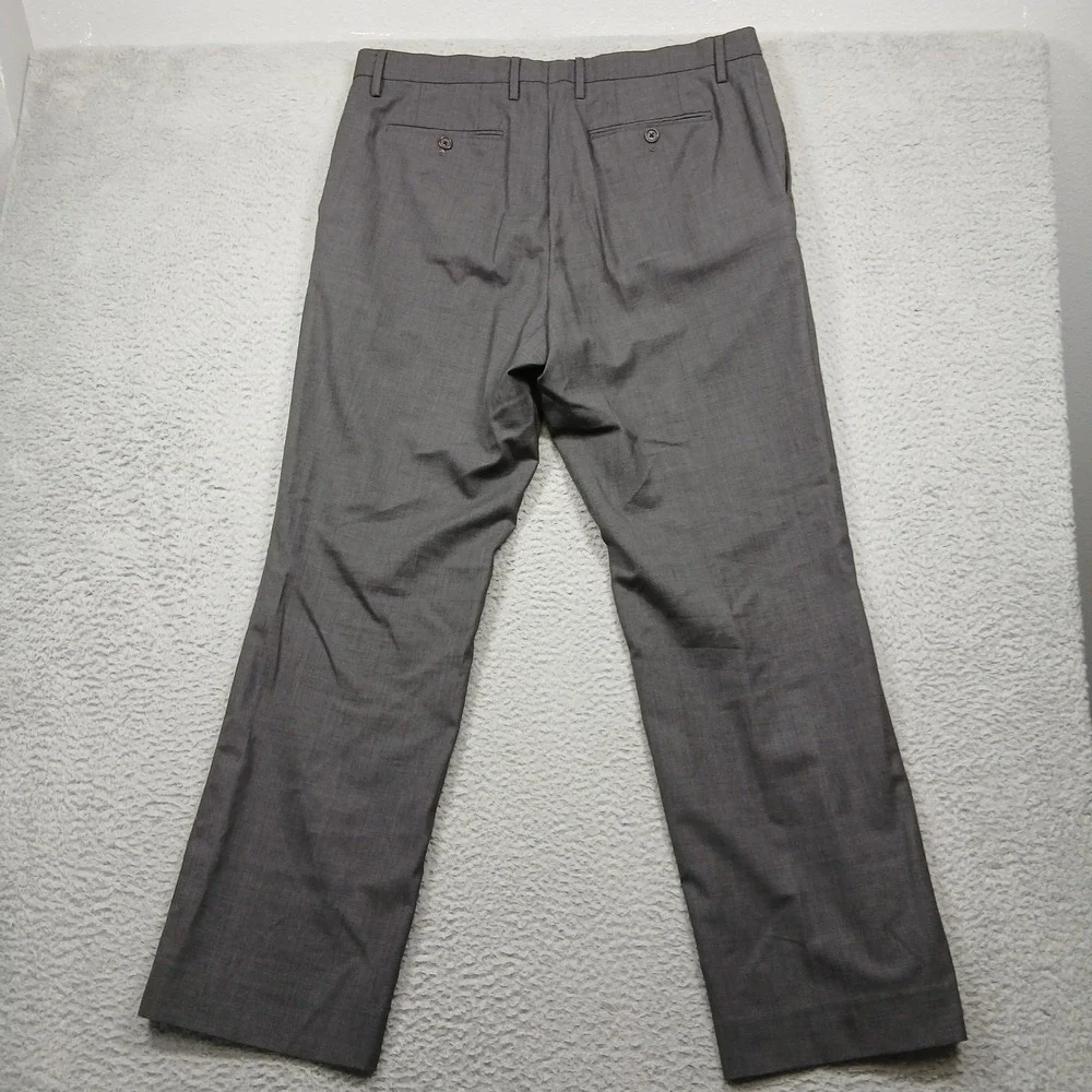 Banana Republic Dress Pants Mens‎ 36x32 Gray Wool Classic Fit Work
